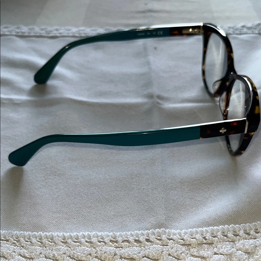 Kate Spade Karlee FZL Havana Turquoise Reading Eyeglasses